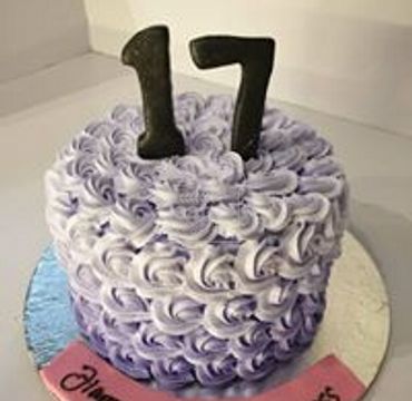 Purple Swirl Tall Cake HR181