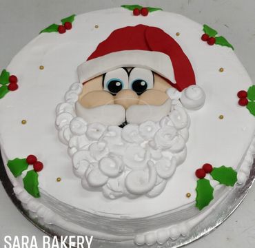 Santa Claus Vanilla Cake CM104