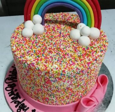 Funfetti with Rainbow Cake HR199