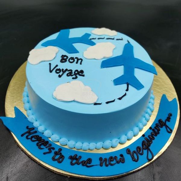 Bon Voyage Farewell Cake